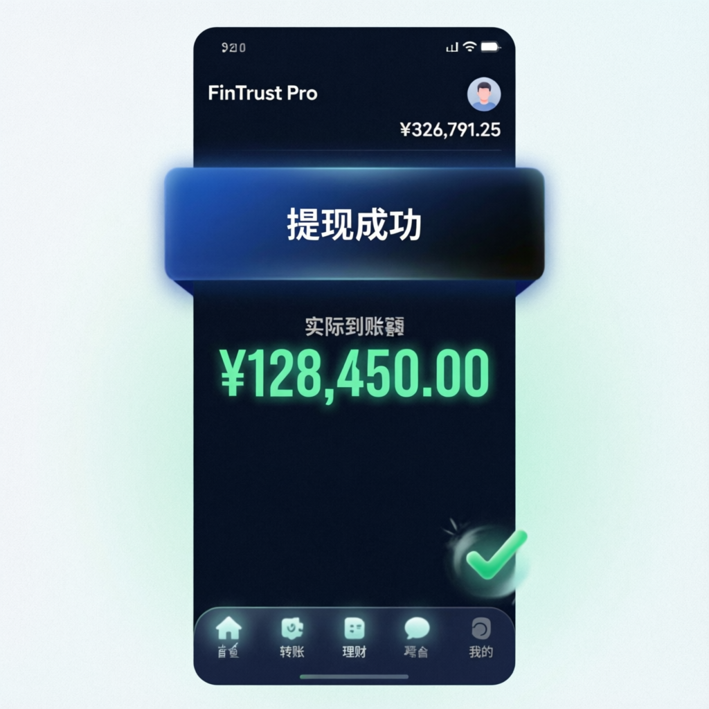 Payout success notification showing funded account withdrawal from Topstep