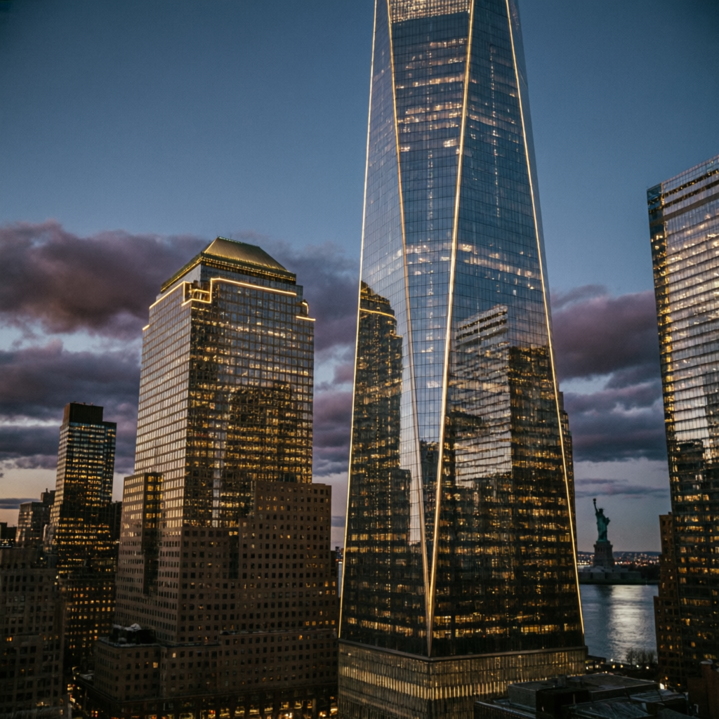 Wall Street financial district representing premium prop firm services authority