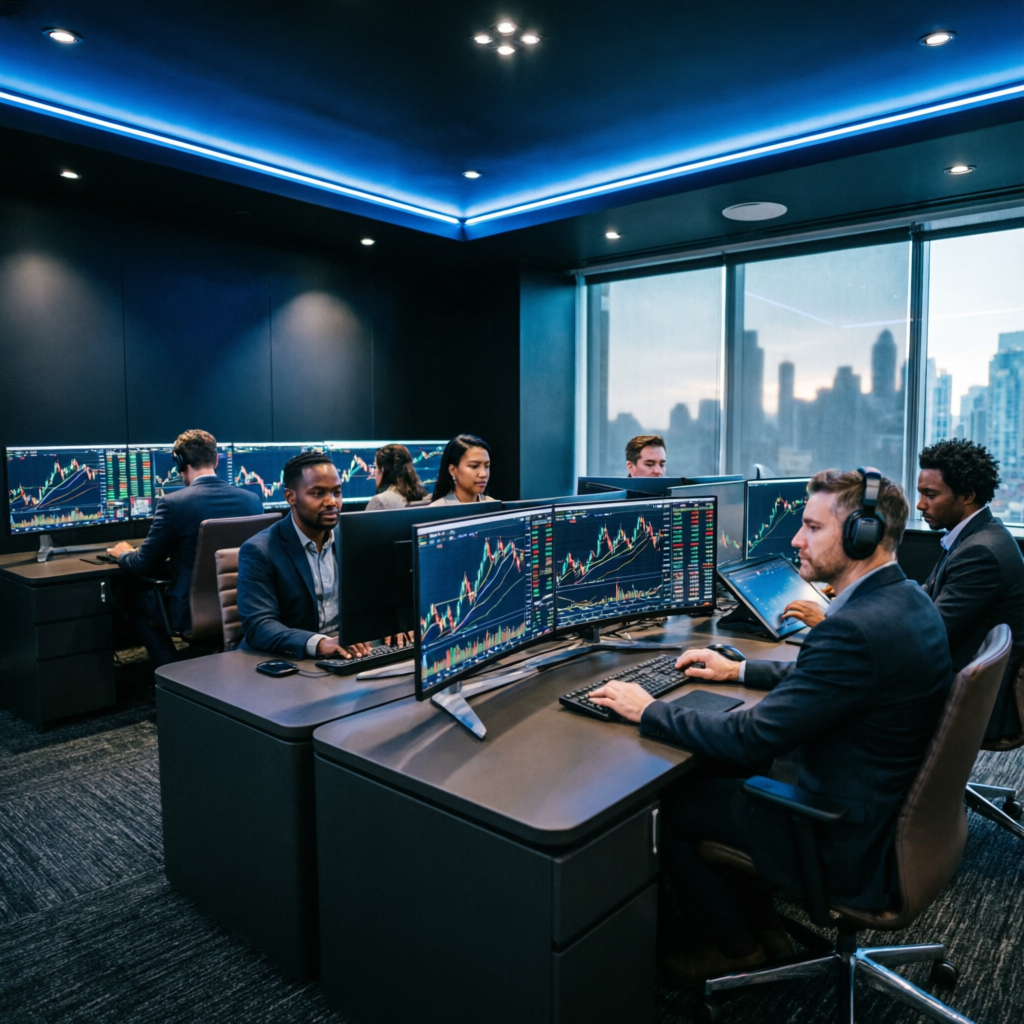 Professional trading team at Prop Funded Kings
