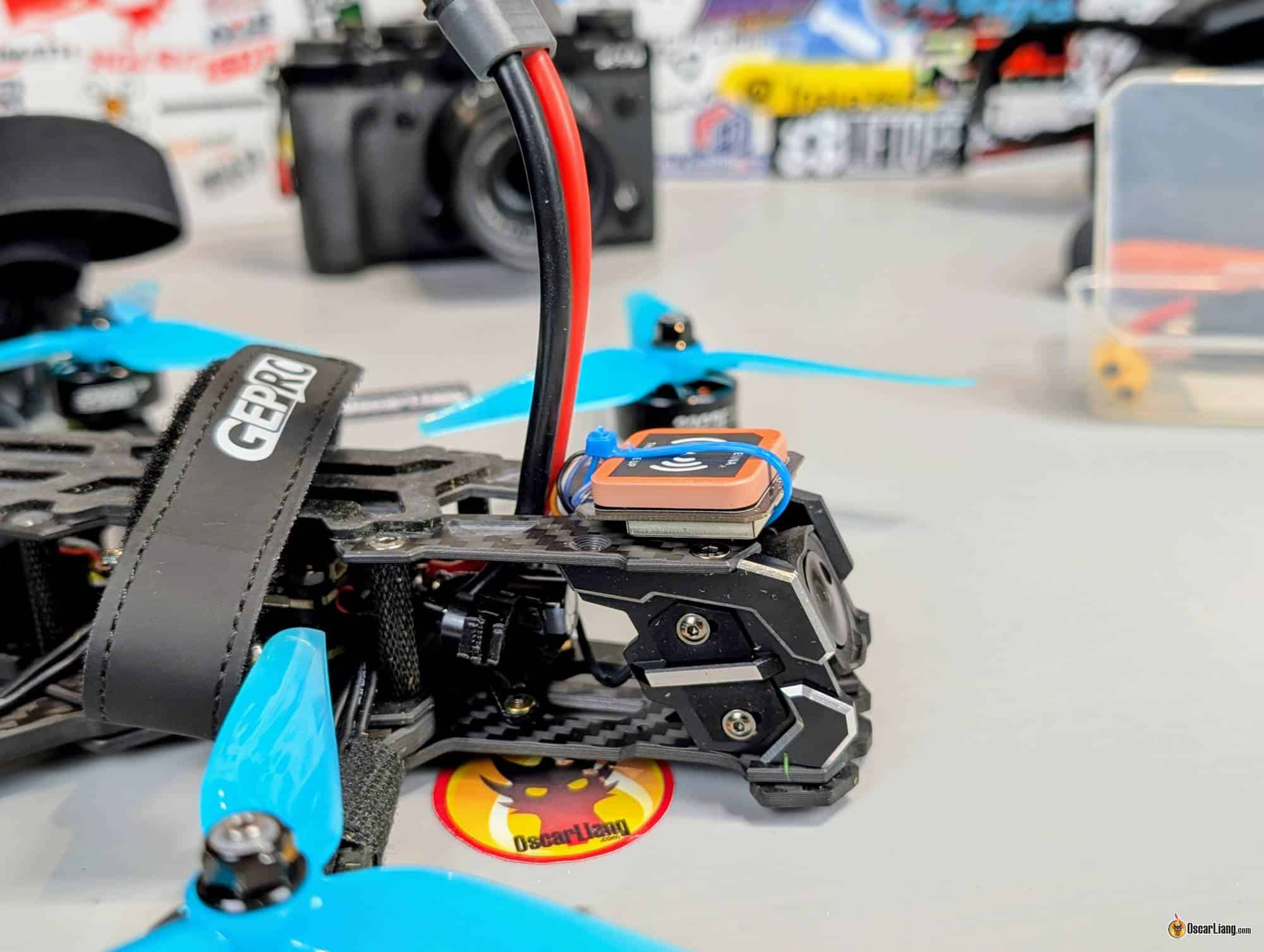 Compass installation on drone