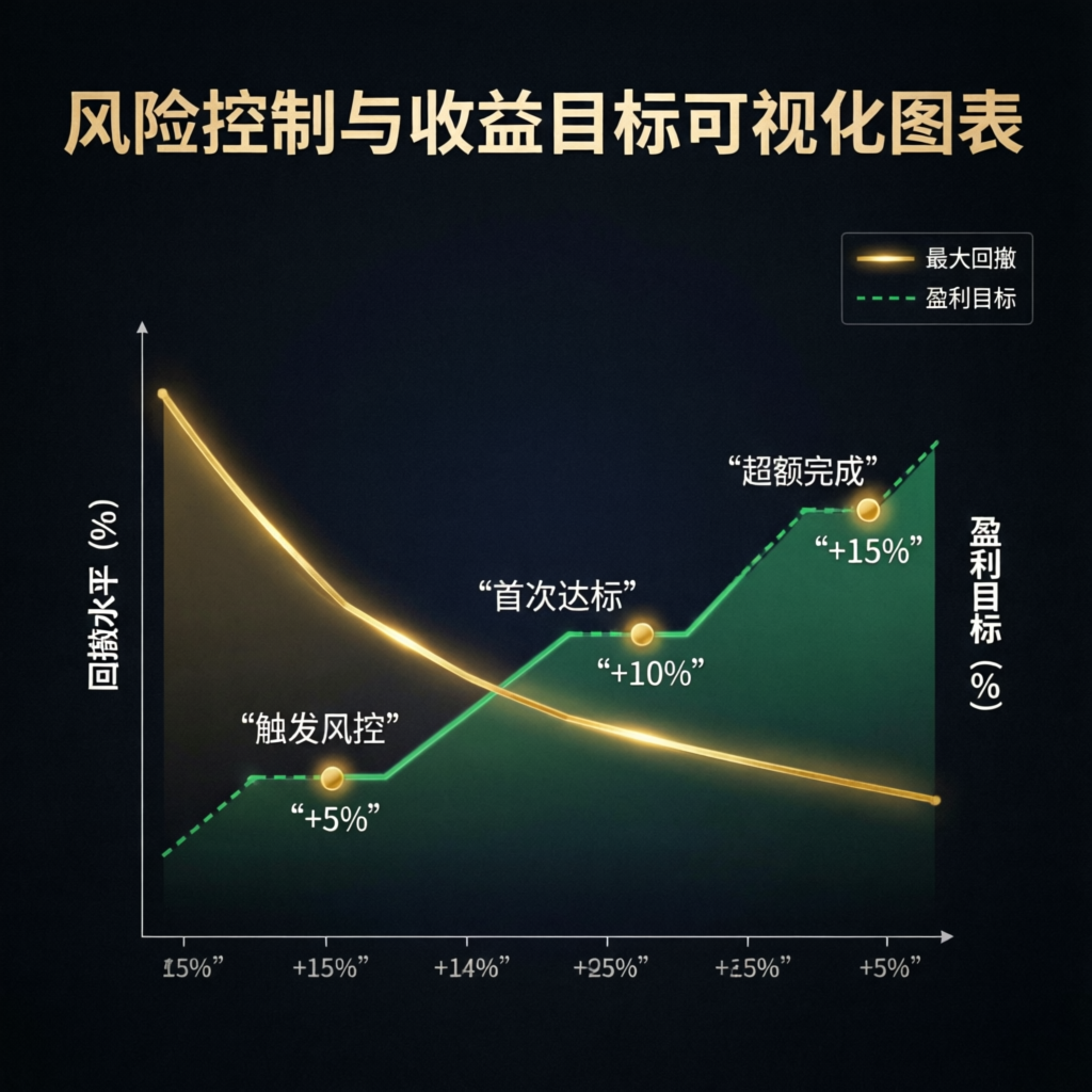 Risk Management Chart Drawdown and Profit Targets