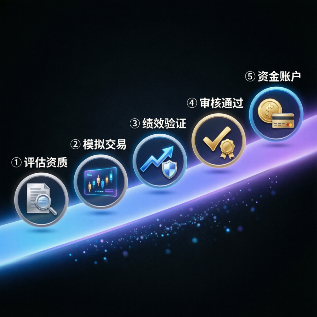 Step by Step Trading Process Evaluation to Funded