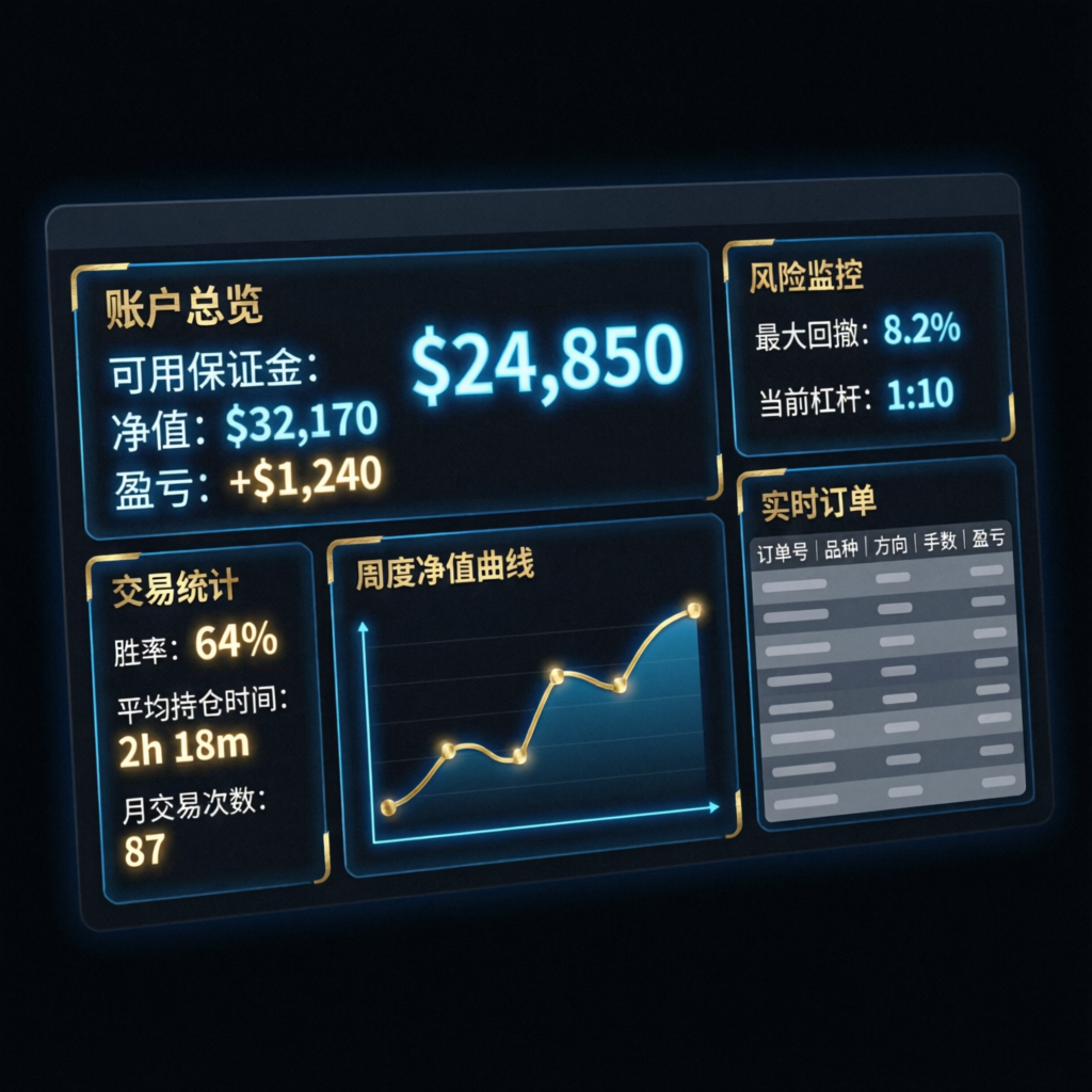 Prop Firm Account Management Dashboard Strategy