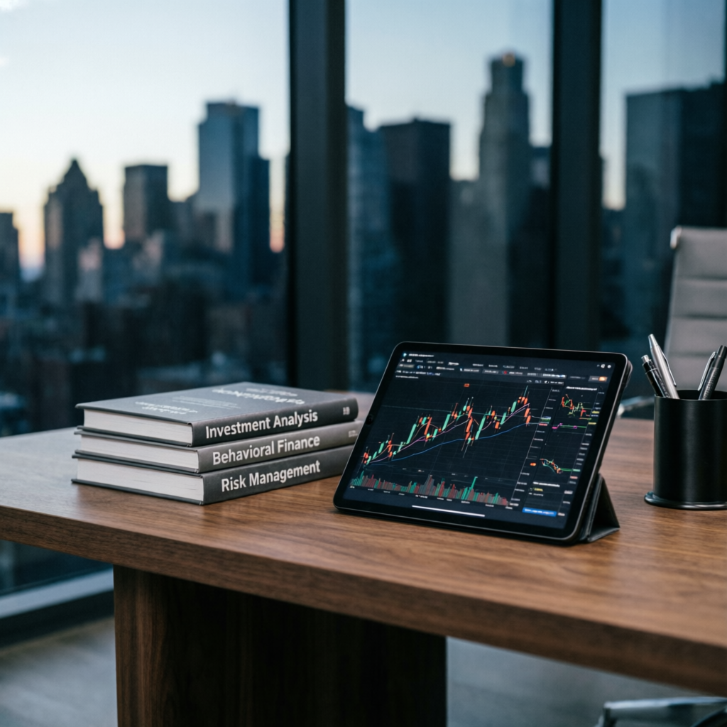 Professional financial education and risk management books