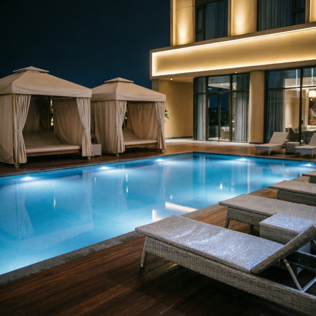 Hotel leisure pool project