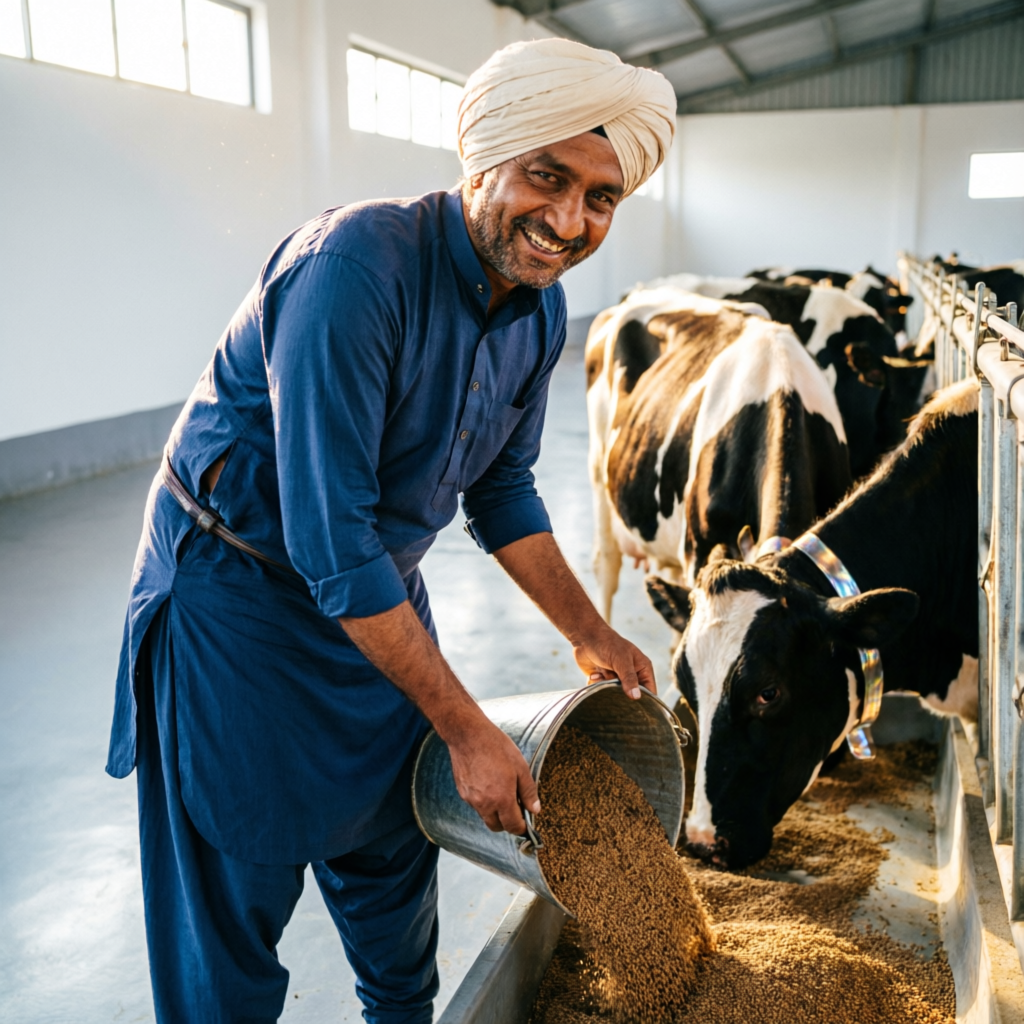 Dairy farm customer