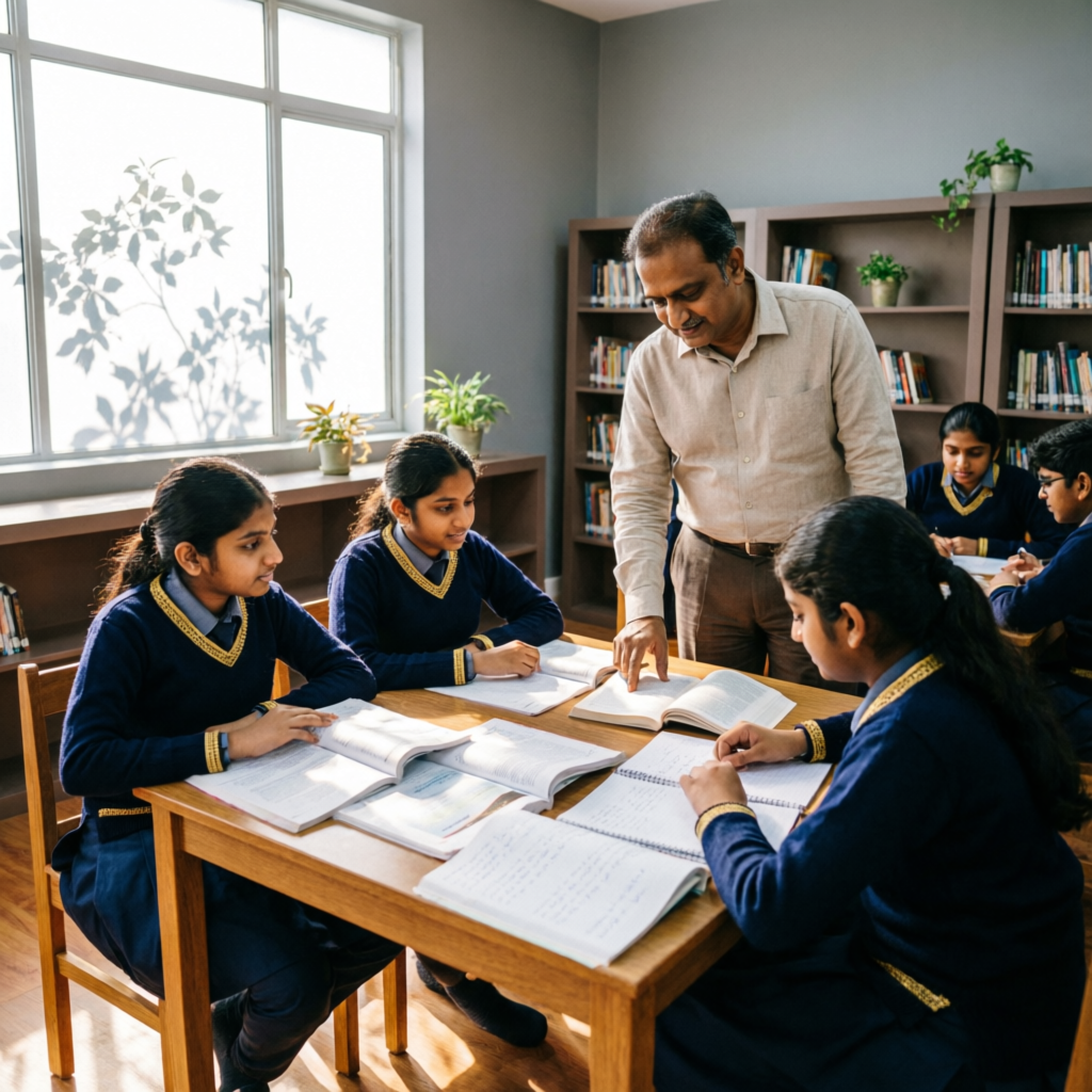 Students studying at Victory Cadet Academy - Best Sainik School coaching in Bengaluru, Karnataka