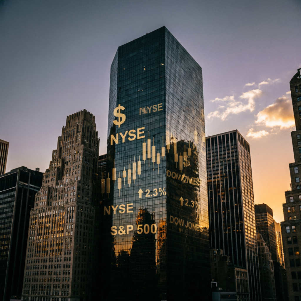 Wall Street financial district representing Apex Trader Funding authority