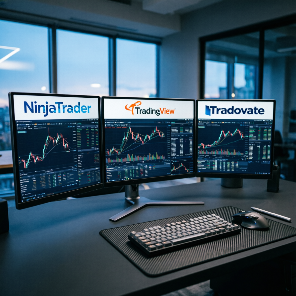 NinjaTrader, TradingView, and Tradovate trading platforms integration