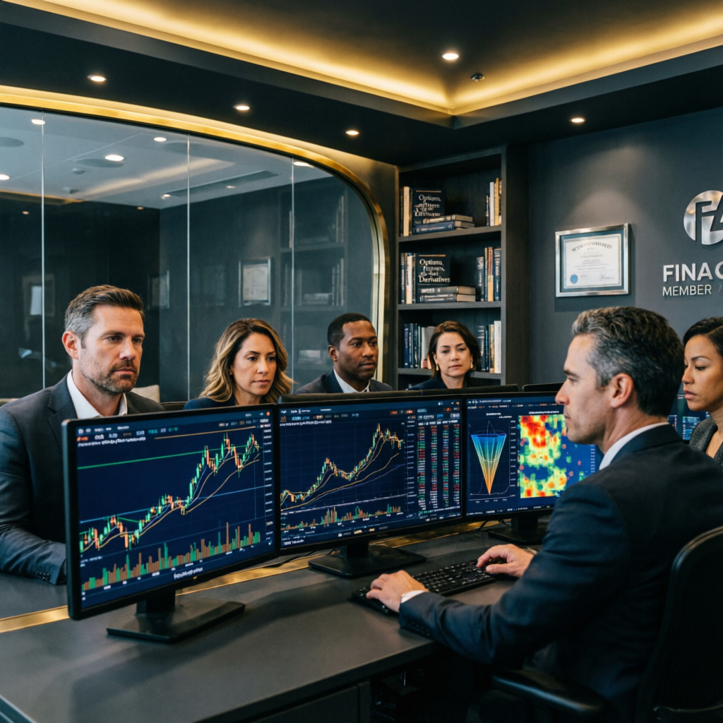 Professional prop trading team managing multiple funded accounts