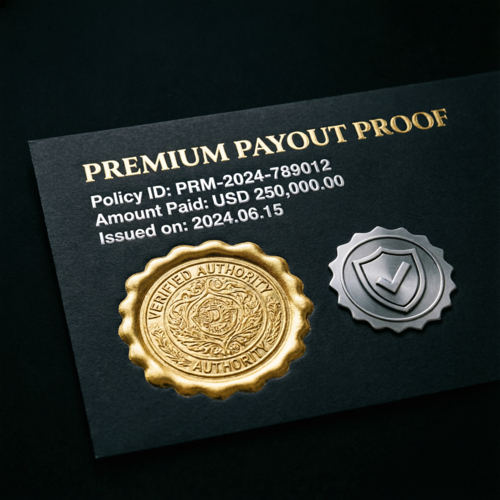 Premium Payout Verification