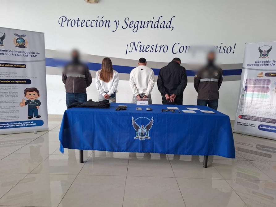 Detenidos Policía Ecuador