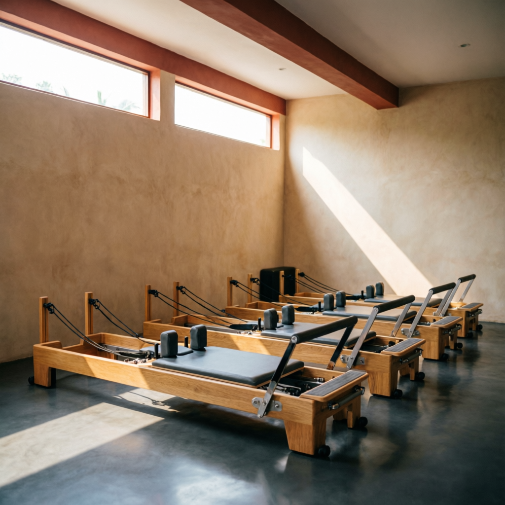 The studio room in morning light