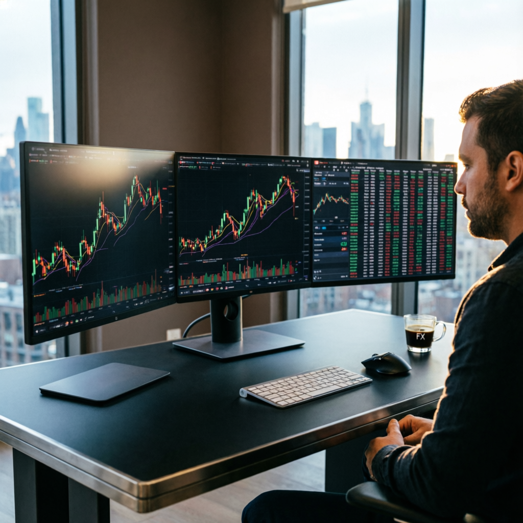 Trading results showing consistent profit growth