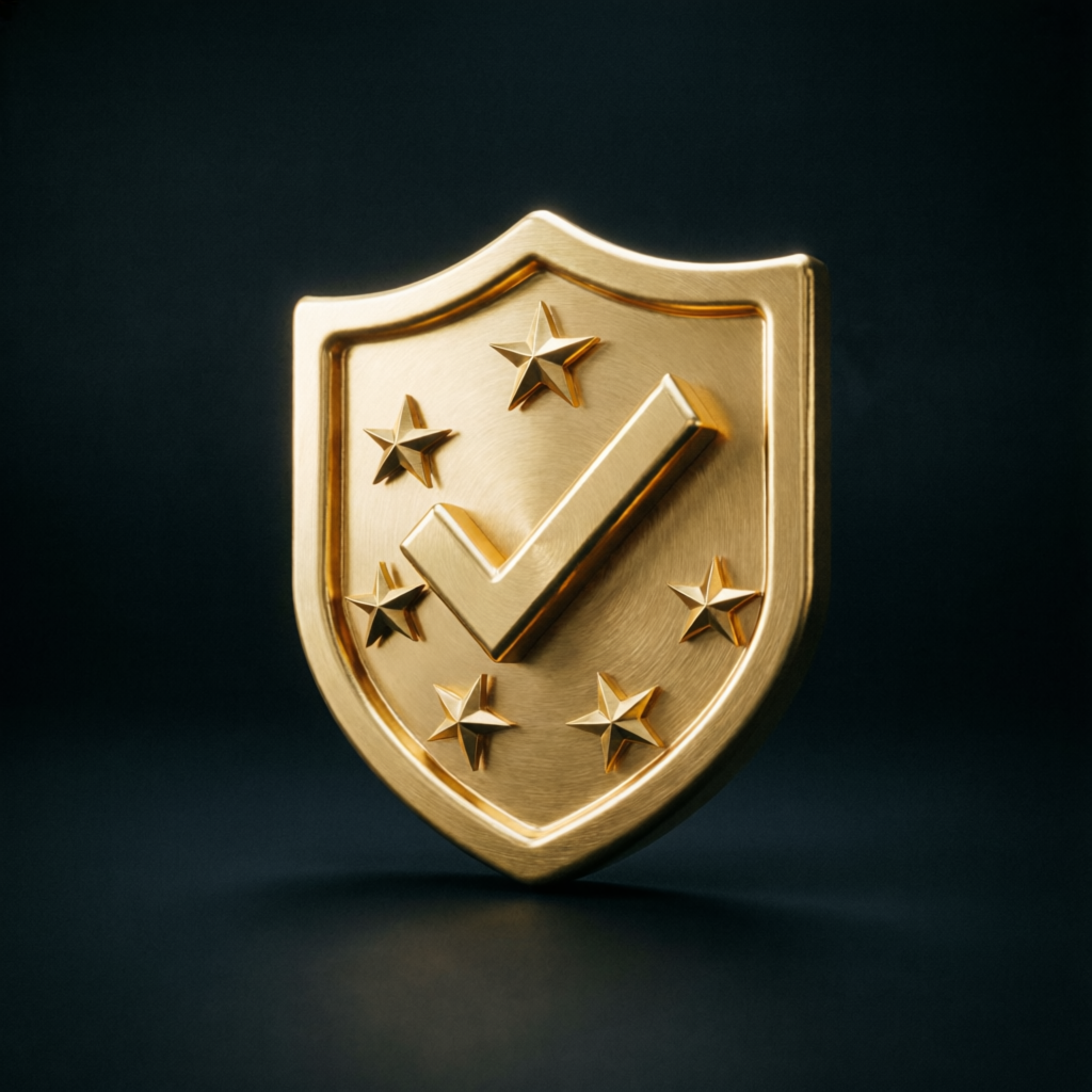 Verified trust badge for legit prop firm passing service