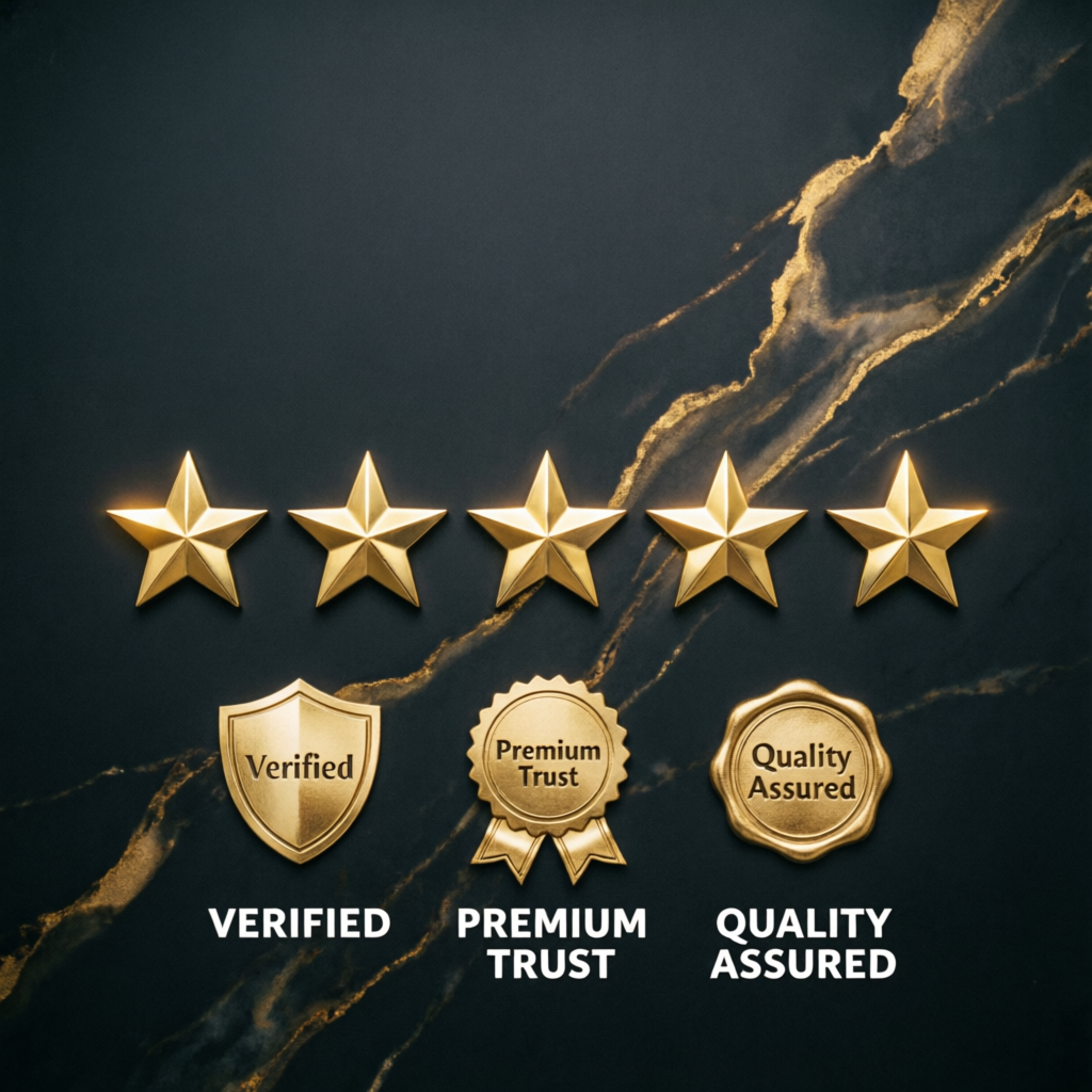 Five star verified premium trust quality assured rating for PFM Capitals prop firms passing service
