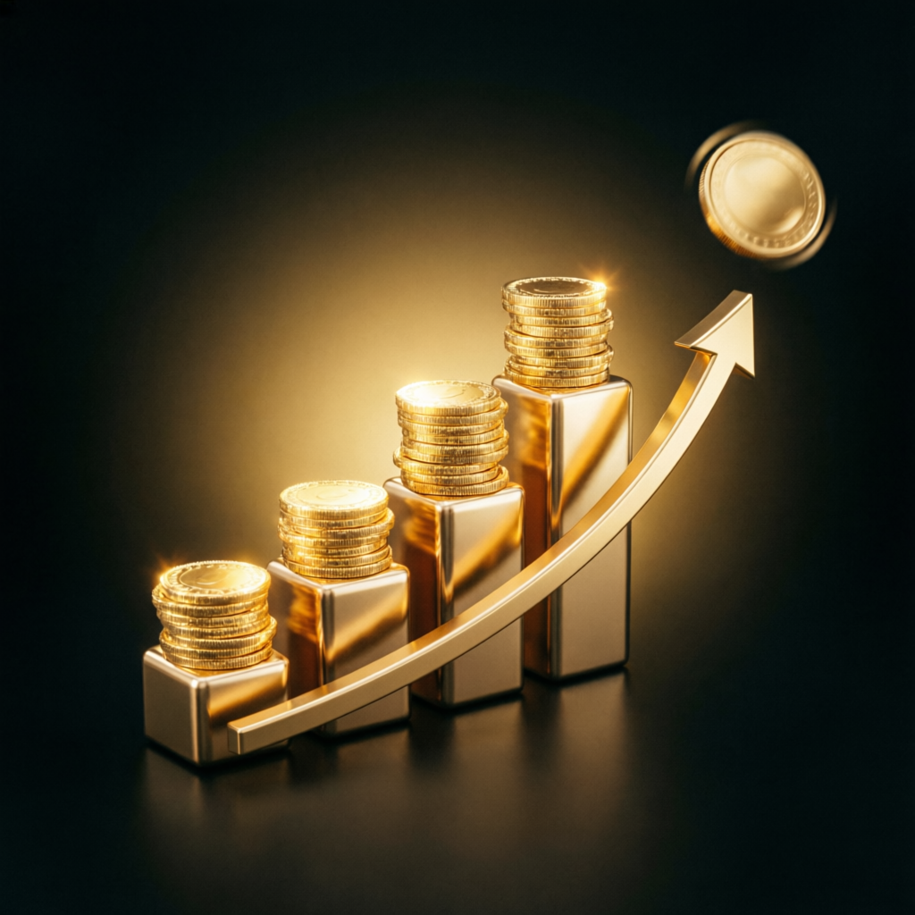 Profit growth visualization for Apex Trader Funding payouts