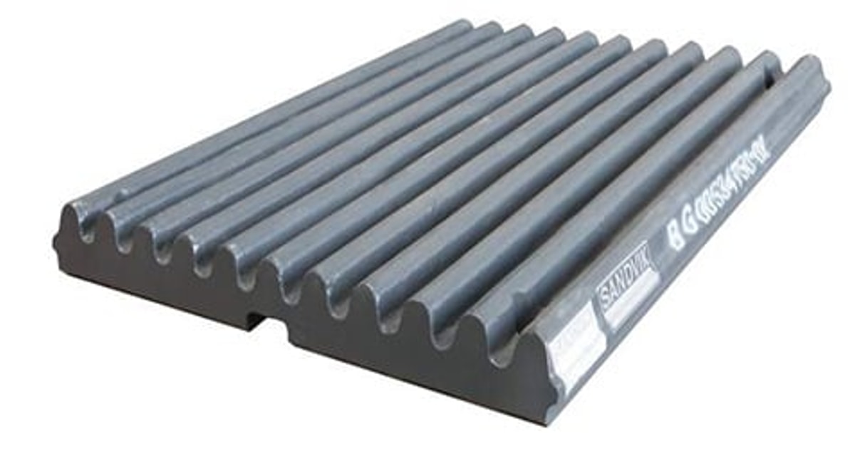 Crusher Jaw Plate Set