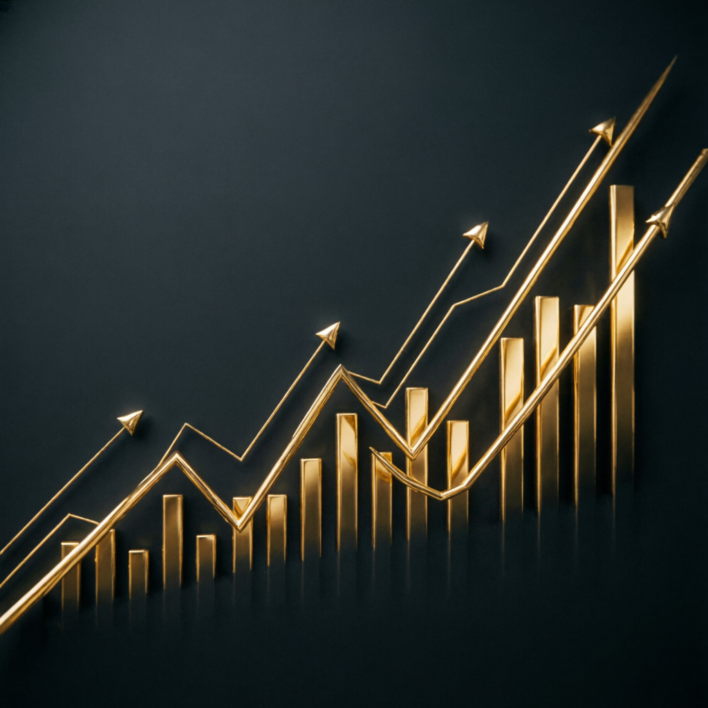 Trading growth chart