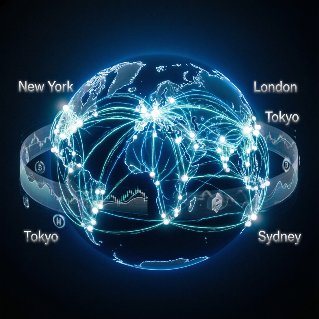 Global financial markets connected - PFM Capitals prop firm services worldwide