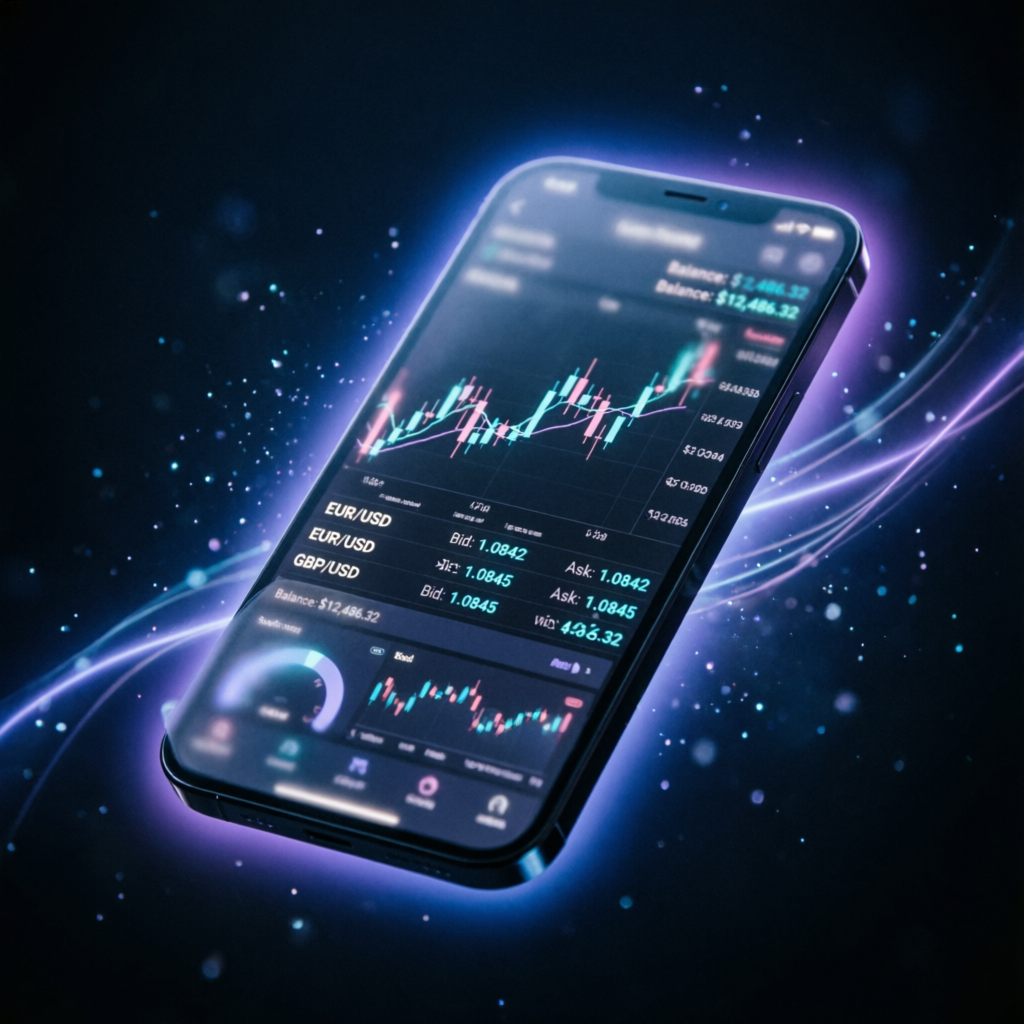 Mobile Trading Application - Forex Trading on Smartphone with Advanced Charts