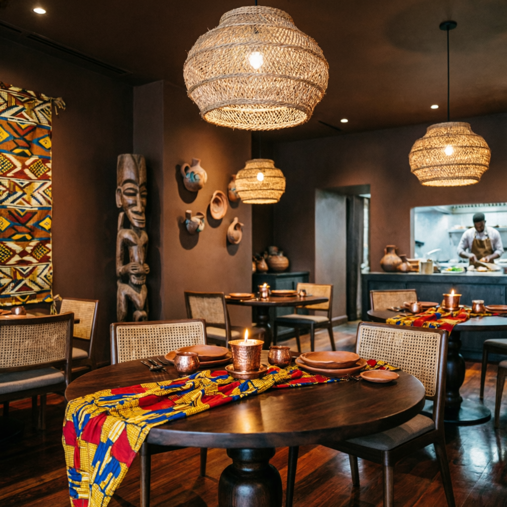 Intérieur du restaurant