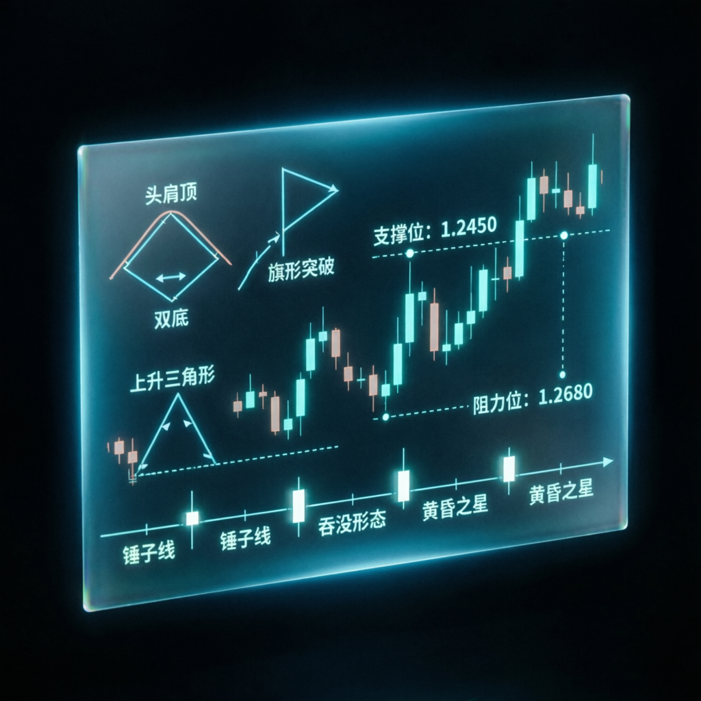 Trading strategy blueprint showing technical analysis patterns for Apex Trader Funding evaluation