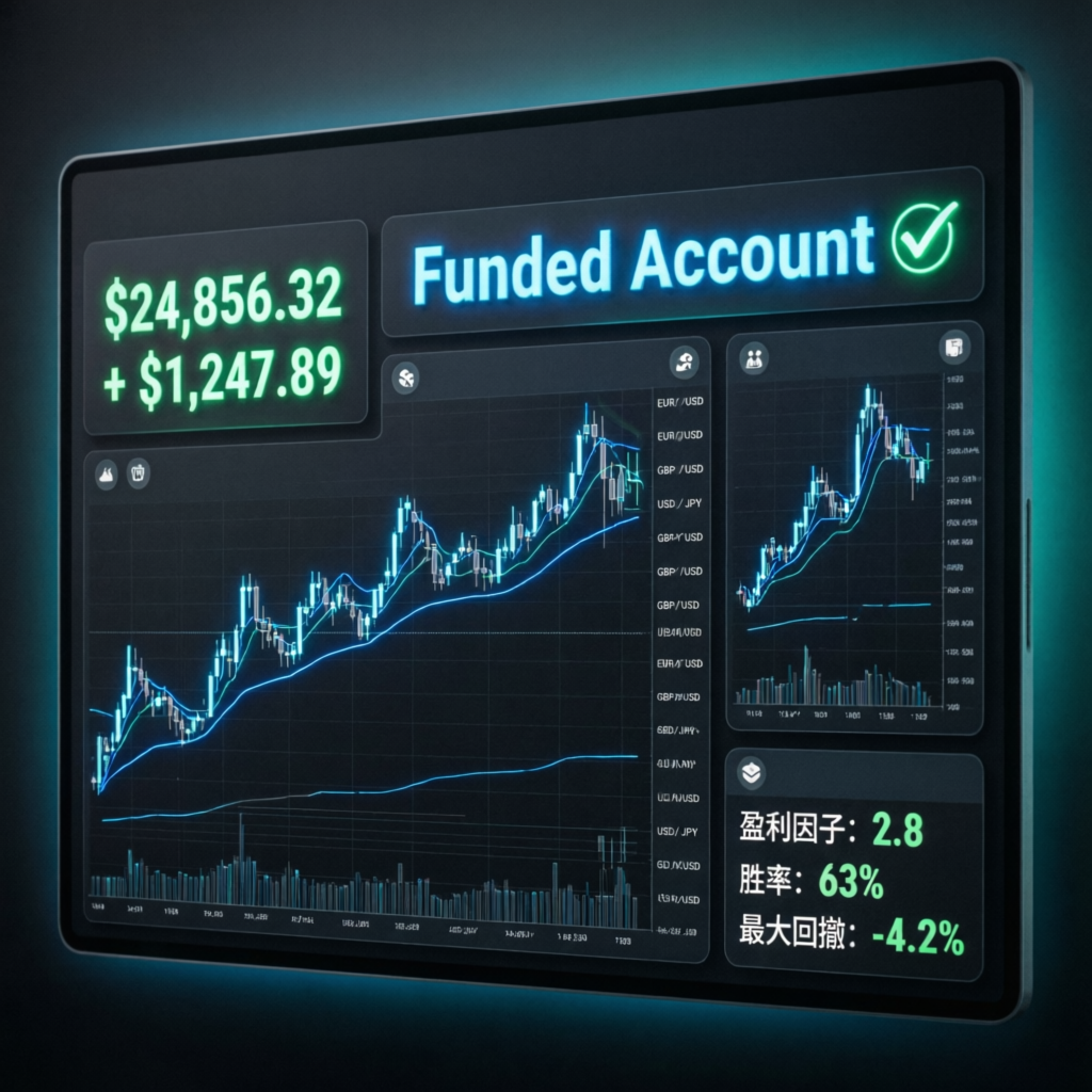 Funded Account Management Service Dashboard - Prop Firm Gurus