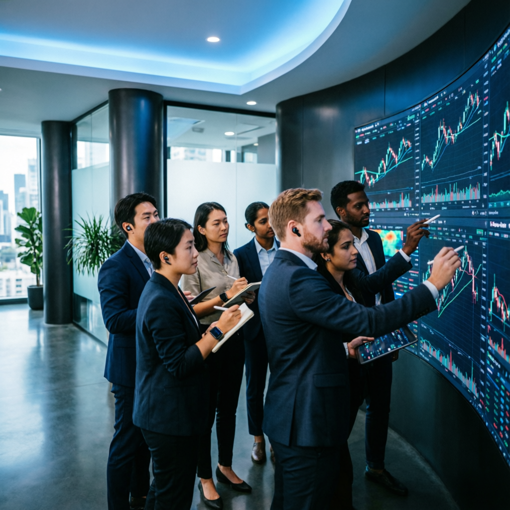 Professional team of forex traders and analysts