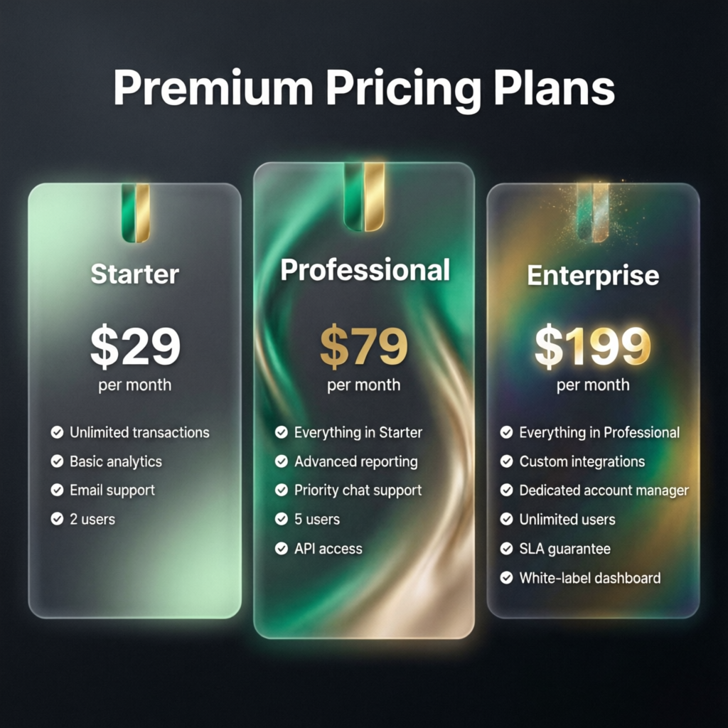 Premium pricing plans comparison for prop firm passing services