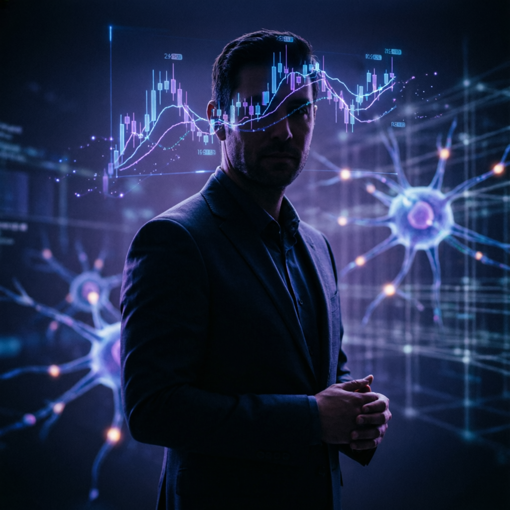 Professional trader with AI technology