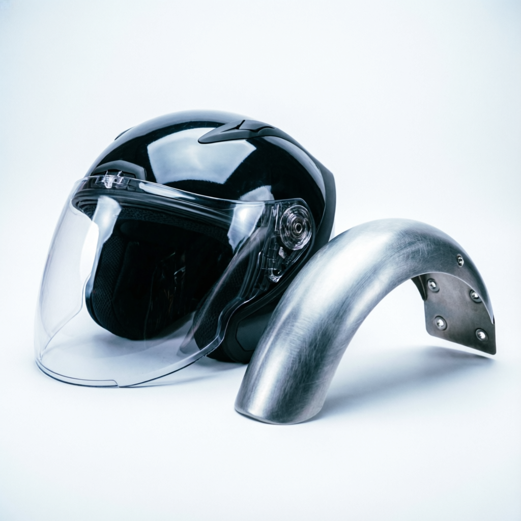 Visor and Mudguard