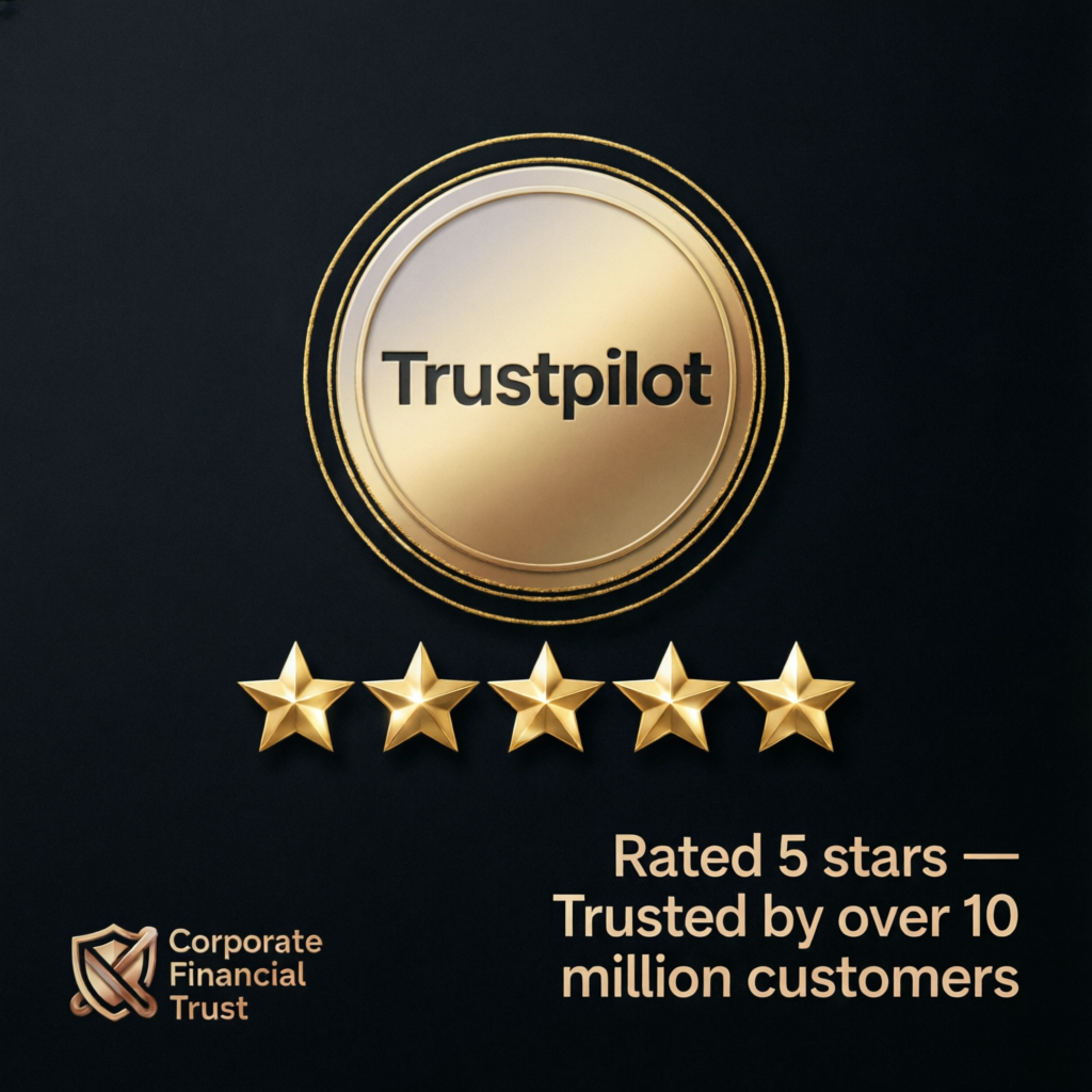 Trustpilot 5-star rating badge for Topstep prop firm