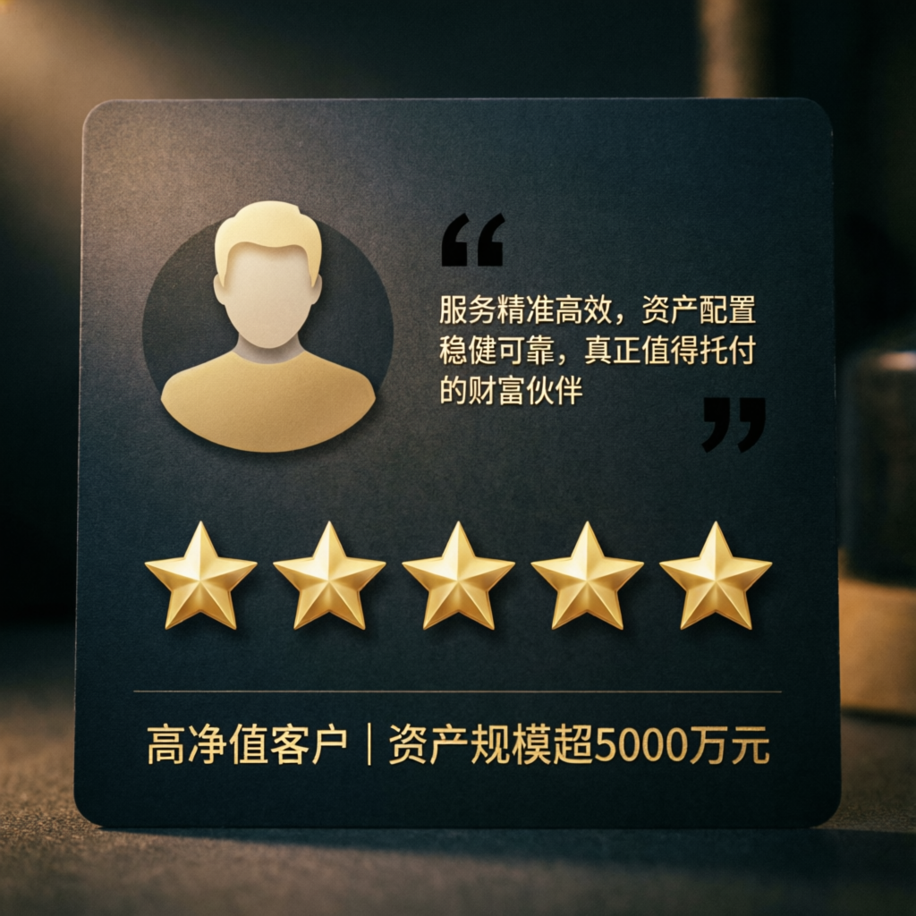 Client testimonial card with 5 star review for PFM Capitals prop firm passing service