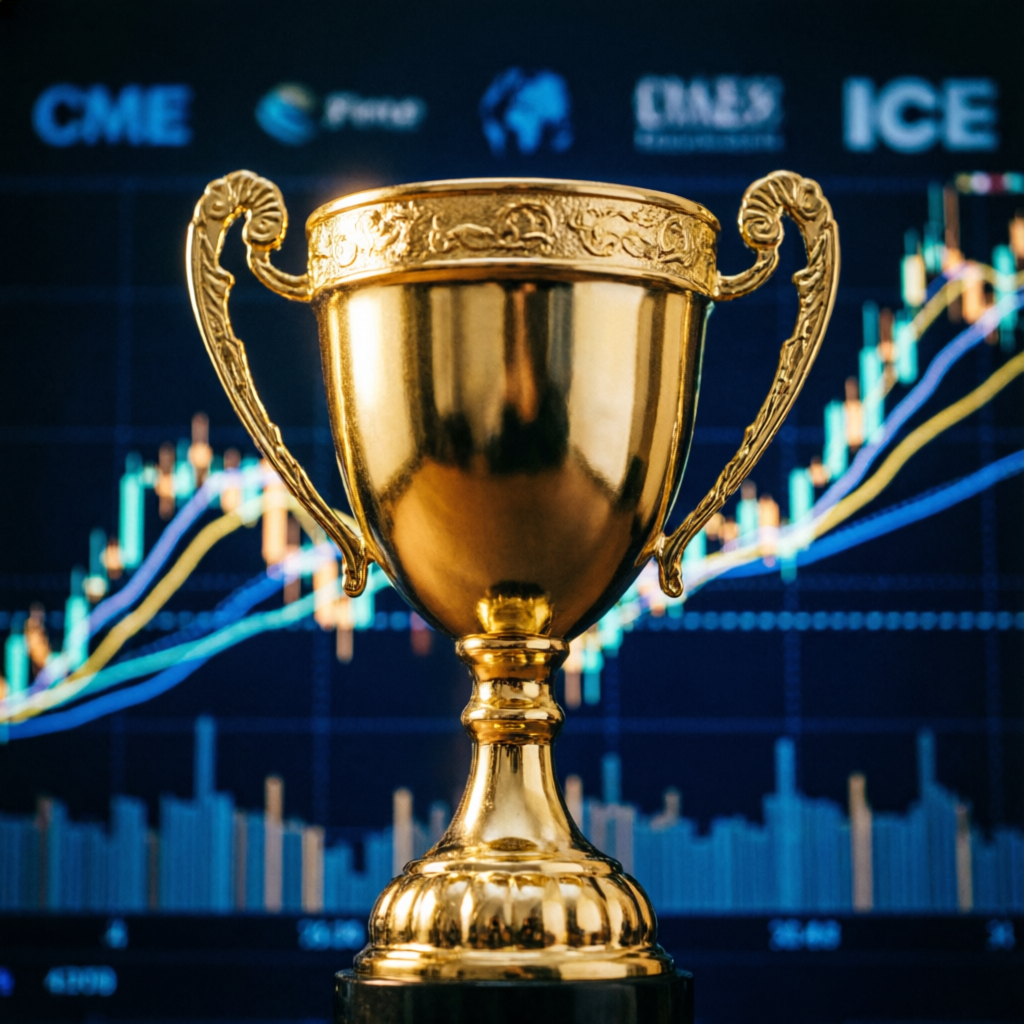 Trophy representing successful prop firm challenge passing achievements
