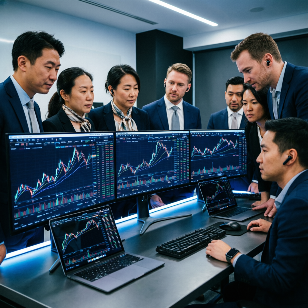 PFM Capitals professional trading team managing funded accounts and prop firm evaluations