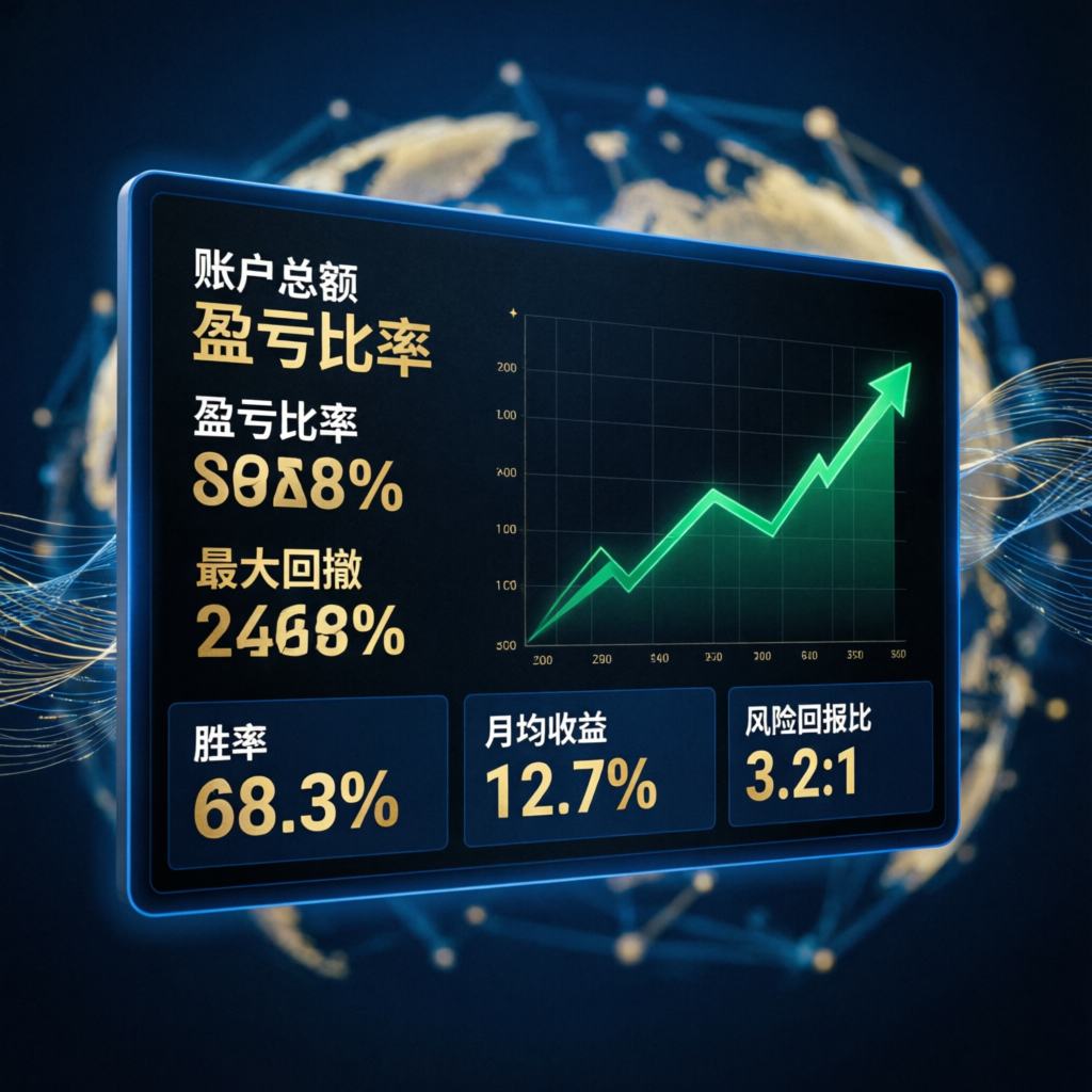 Forex funded account management portfolio growth dashboard - PFM Capitals trading results