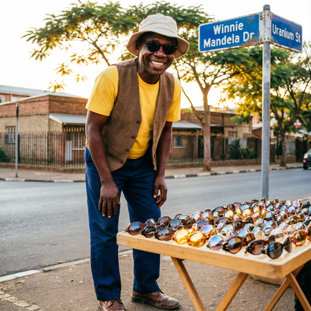 Sibusiso at the corner