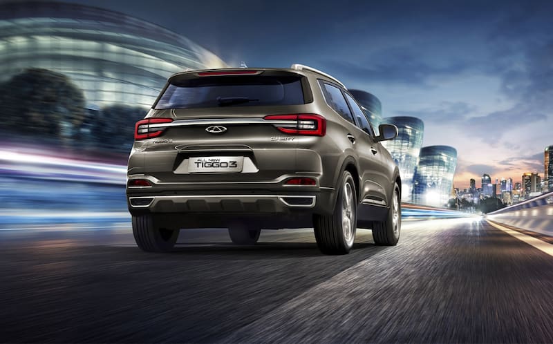 Chery Tiggo 3 вид сбоку