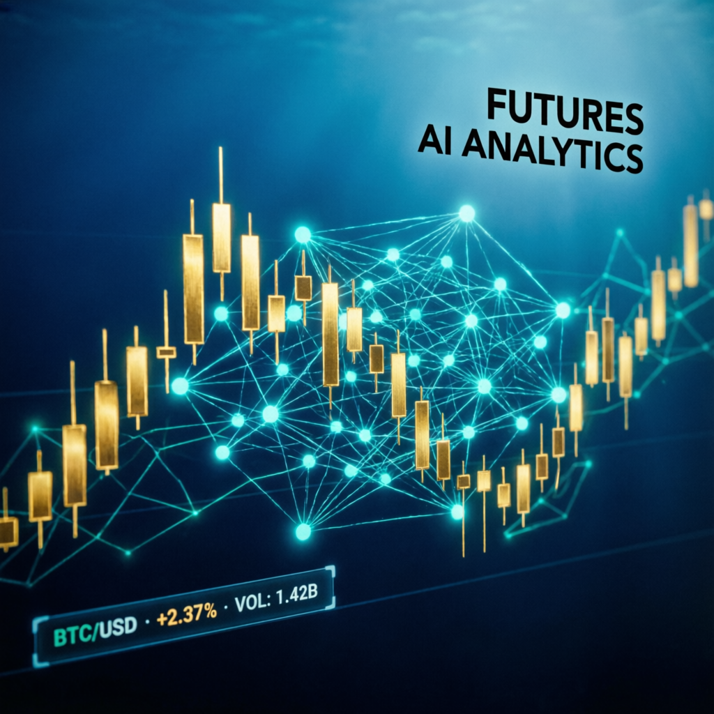 Futures AI Analytics - Apex Trader Funding trading visualization with neural network overlay