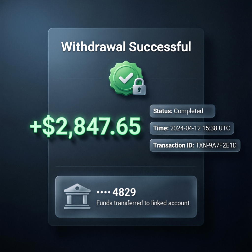 Apex Trader Funding successful withdrawal and payout proof