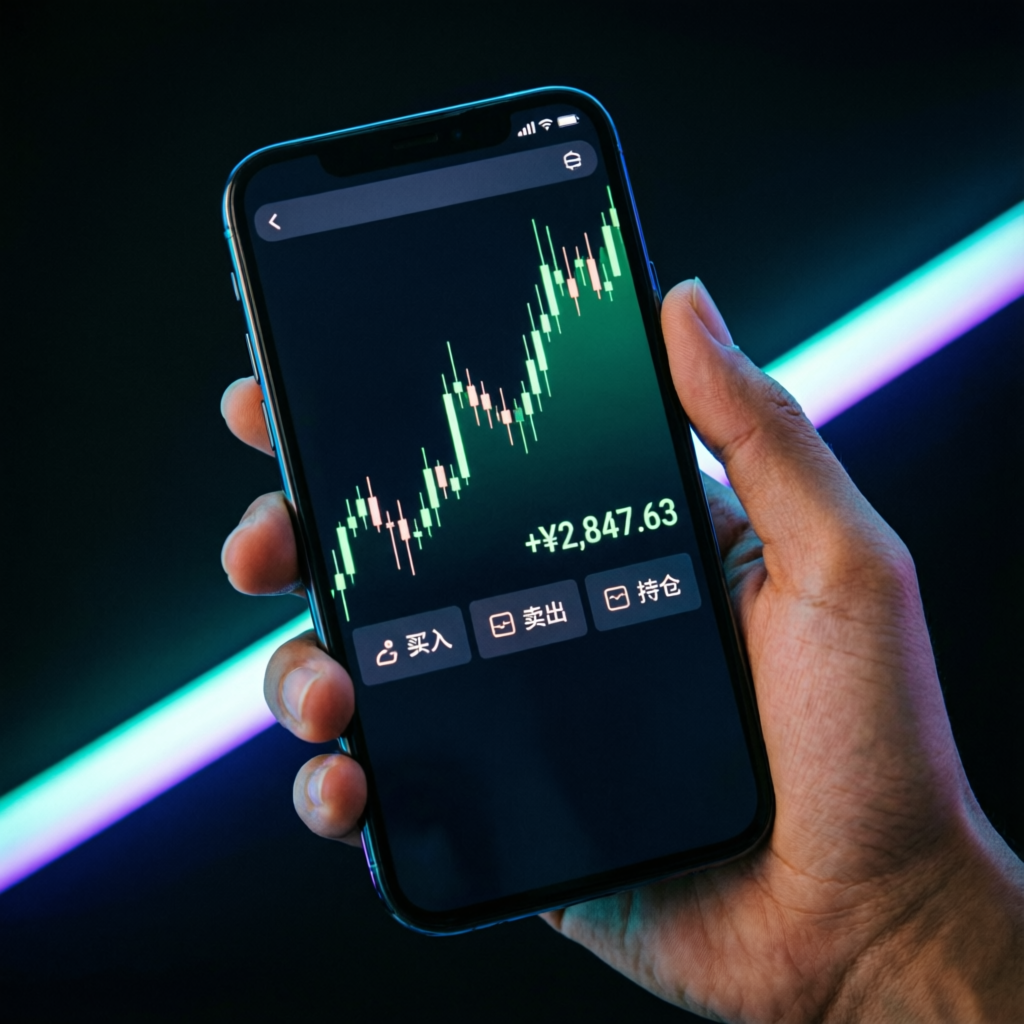 Mobile trading app showing Apex Trader Funding profits