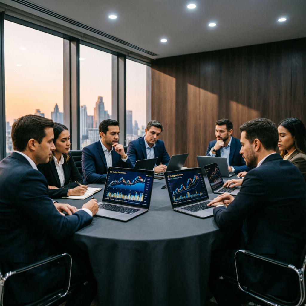 Prop Firm Gurus team analyzing trading performance