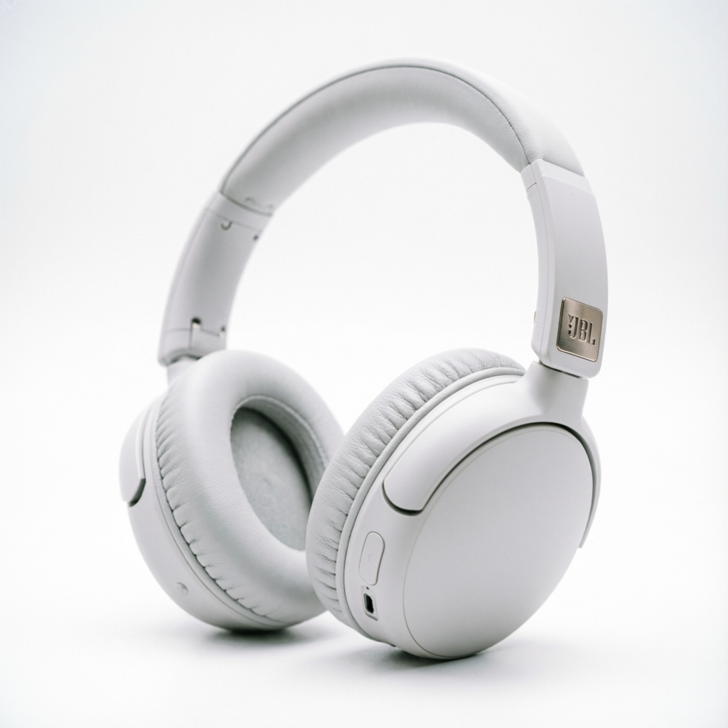 سماعات JBL بيضاء