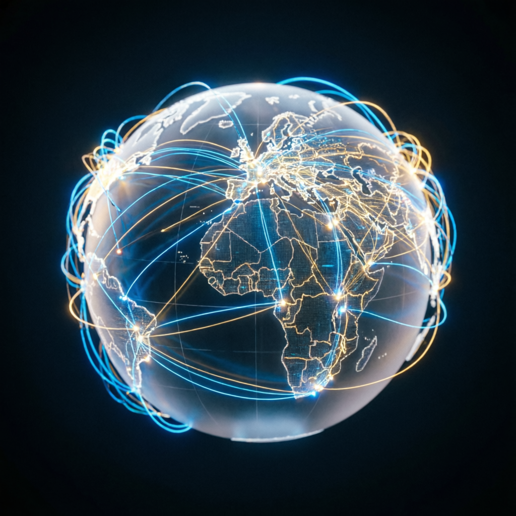 Global forex trading network connecting traders worldwide