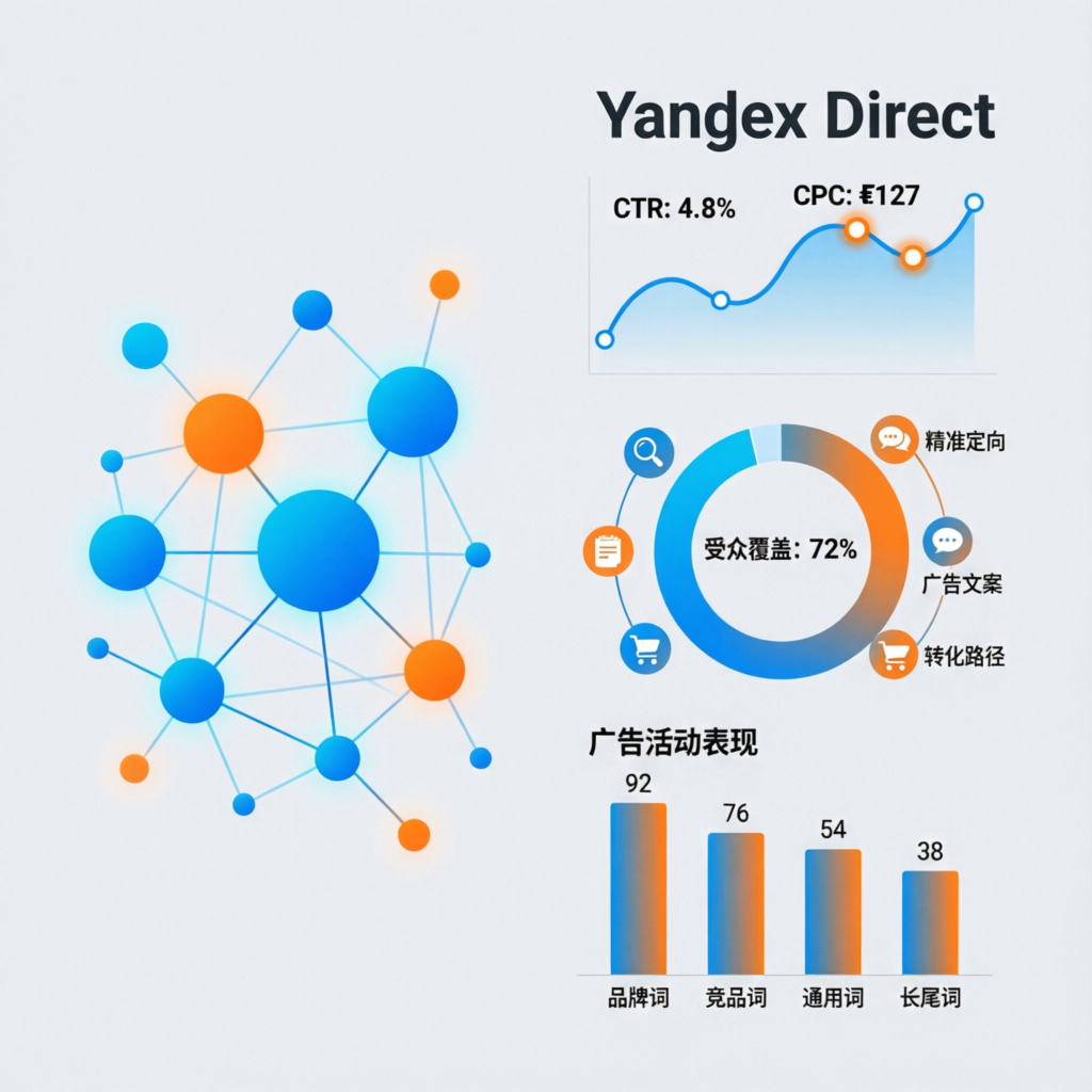 Иллюстрация: нейросети и аналитика для оптимизации рекламы в Яндекс.Директ