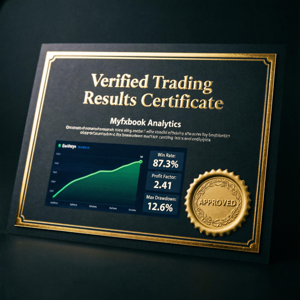 Verified Trading Results Certificate