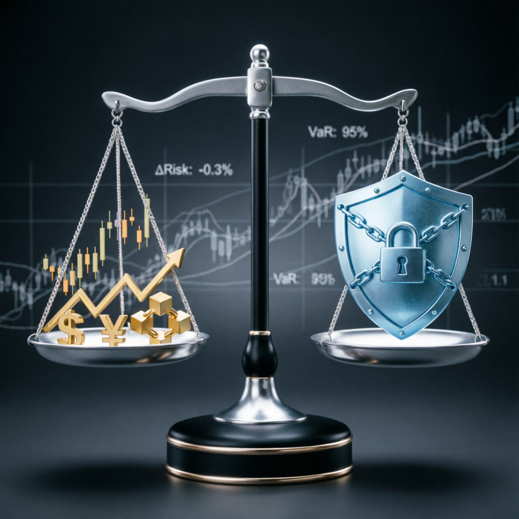 Risk management concept visual