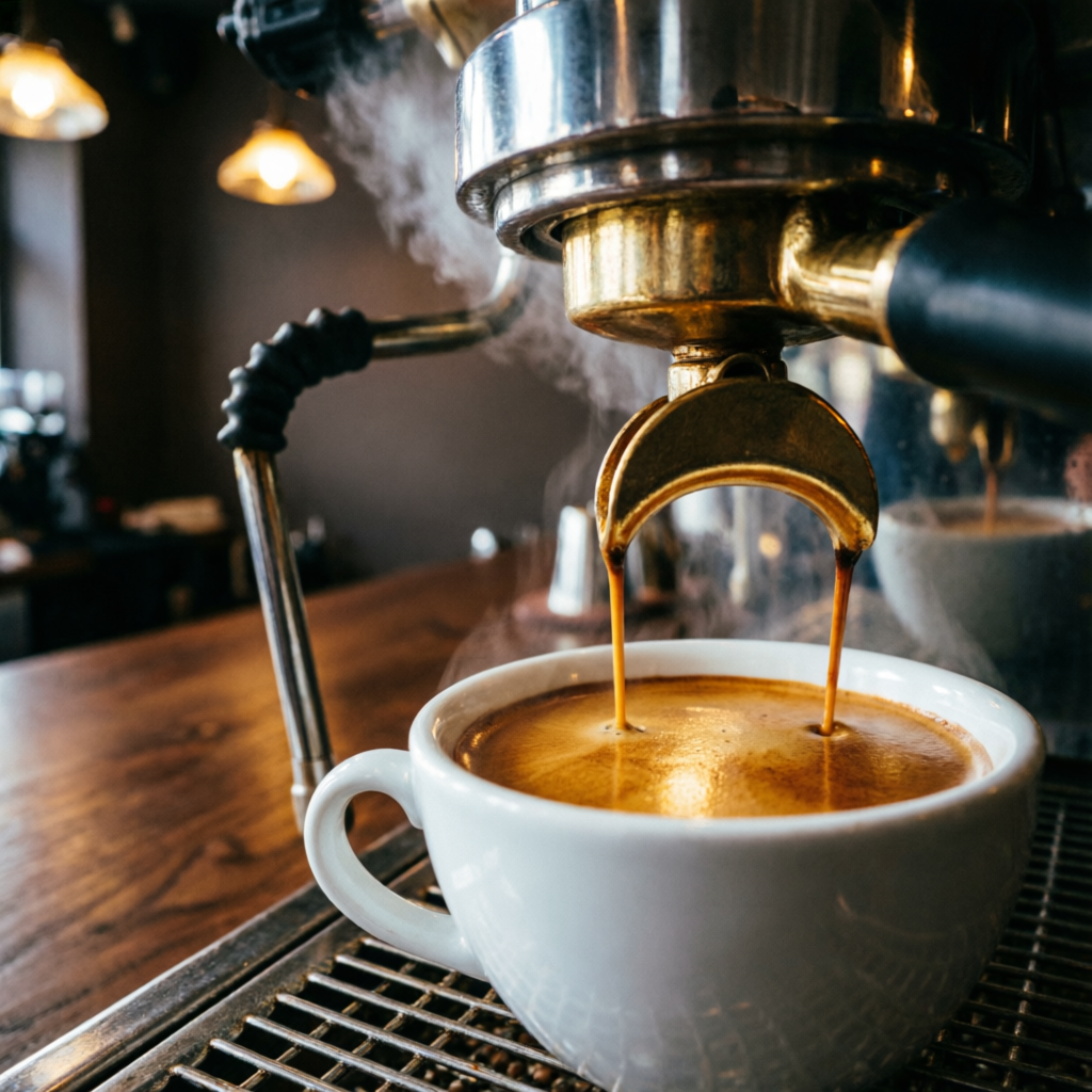 Espresso napoletano al banco