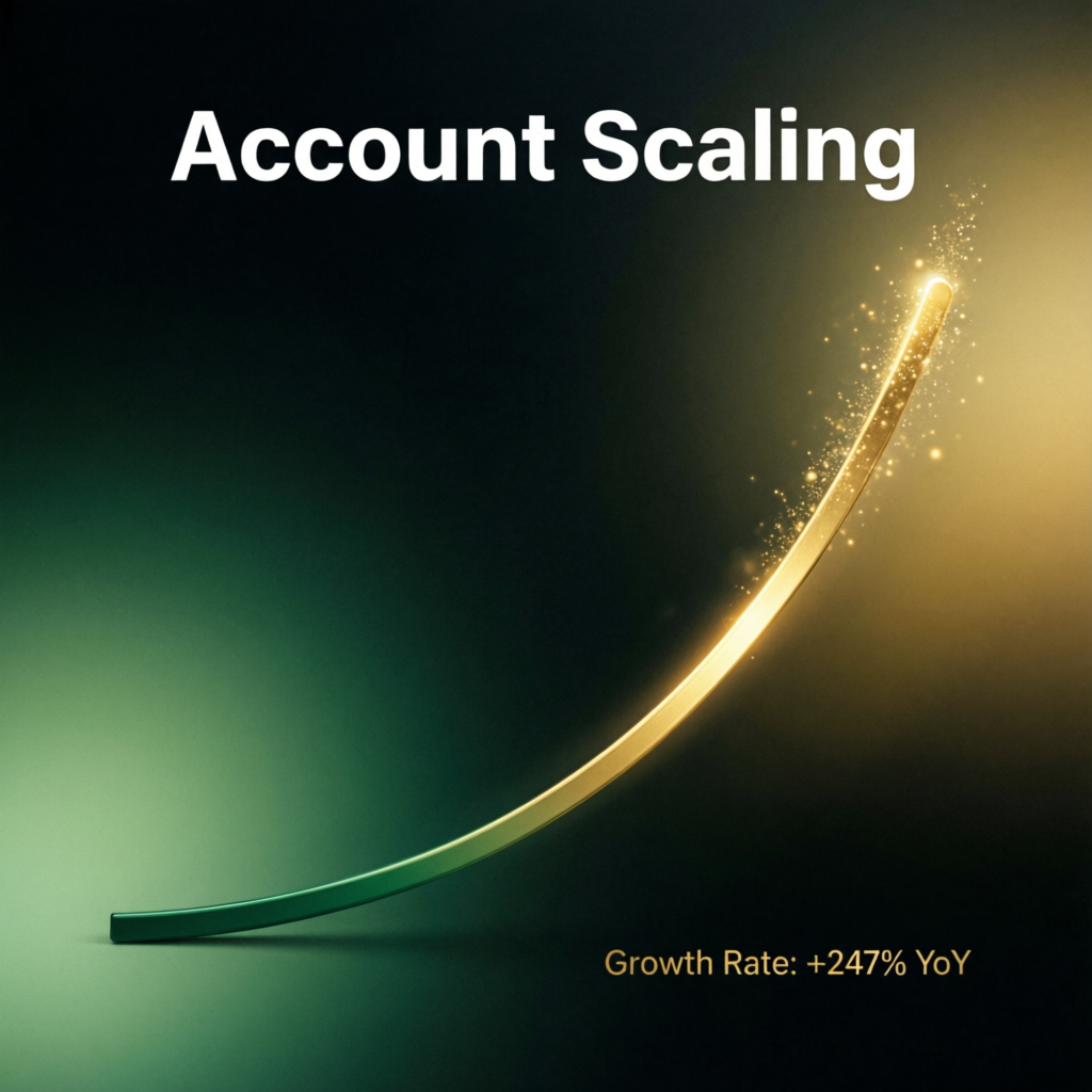 Account Scaling and Growth Visualization